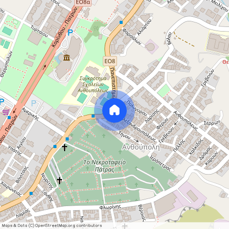 Ανθουπόλεως 6, Πάτρα 264 43, Ελλάδα (26443)