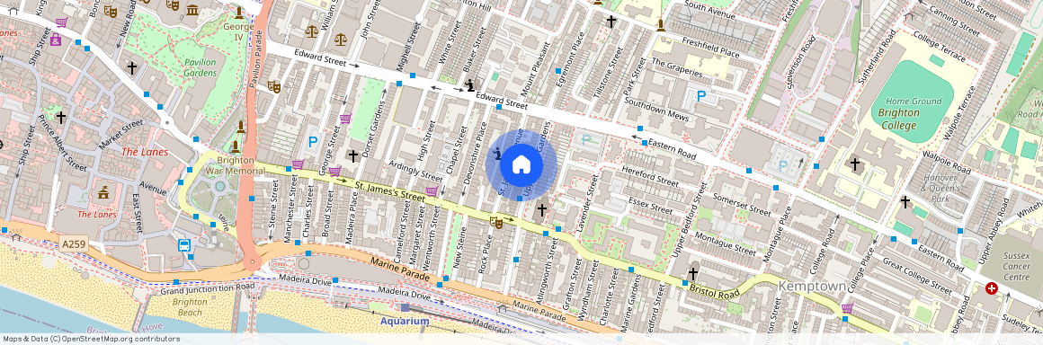 Upper Rock Gardens, Brighton, BN2