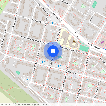 ul. Juliana Tuwima, Lubin, lubiński, dolnośląskie