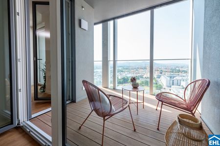 Wohnen mit Skyline-Flair – Rooftop Pool & Fitness bei der U1 - Photo 5