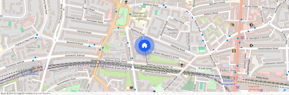 Wolsey Road, Newington Green, Islington, London, N1