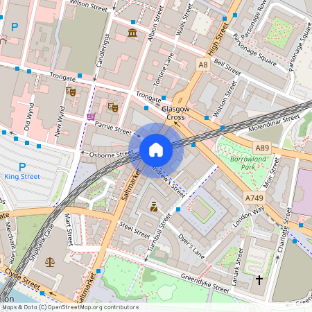 Classic Studio - Single Bed at Glasgow, 21, St. Andrews Street G1