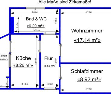 Gemütliche 2-Raum-Wohnung in Debschwitz mit Badewanne und Balkon - Foto 6