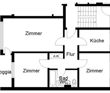 3 Raum Wohnung für Ihre Familie! - Foto 3