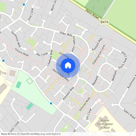 Holmoak Walk, Hazlemere, High Wycombe, Buckinghamshire, HP15