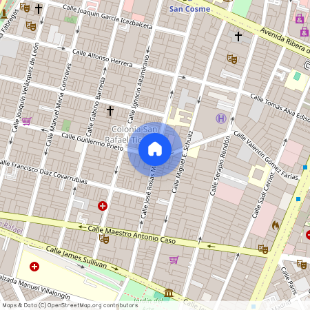 Calle José Rosas Moreno, San Rafael, Ciudad de México, Cuauhtémoc, Ciudad de México, 06470, México