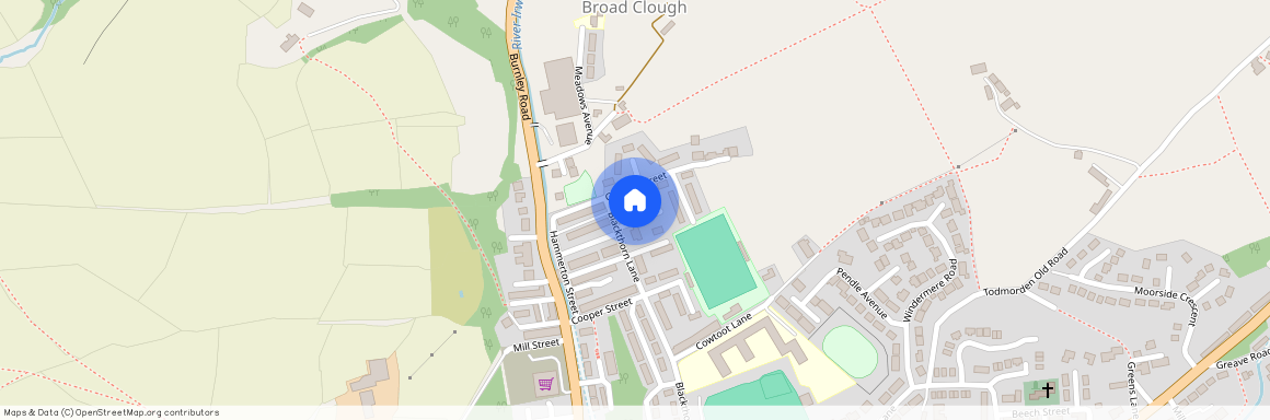 Two bed mid terraced house in Bacup