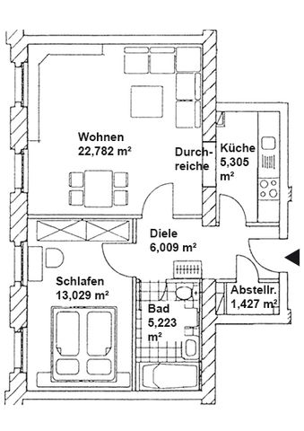 - Wohnung mit Parkett und grünem Innenhof - Foto 2