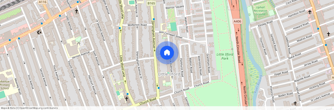 Lawrence Avenue, Manor, E12