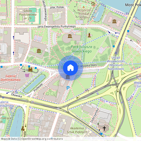 al. Juliusza Słowackiego, Przedmieście Oławskie, Krzyki, Wrocław, dolnośląskie