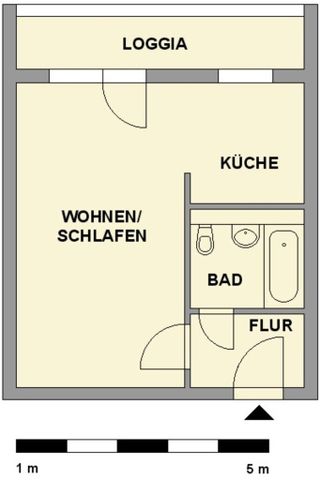 1-Raum-Wohnung - Photo 4