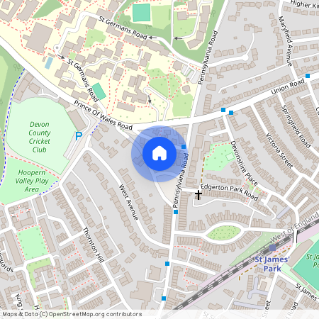 Pennsylvania Crescent, Exeter, EX4