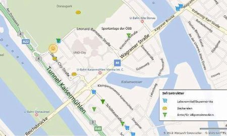 Mischek Tower: Möblierte 3,5 Zimmer mit Loggia und Weitblick auf den Donaupark! - Foto 3