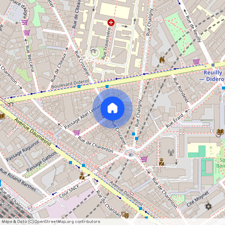 14 Rue Crozatier, 75012 Paris 12