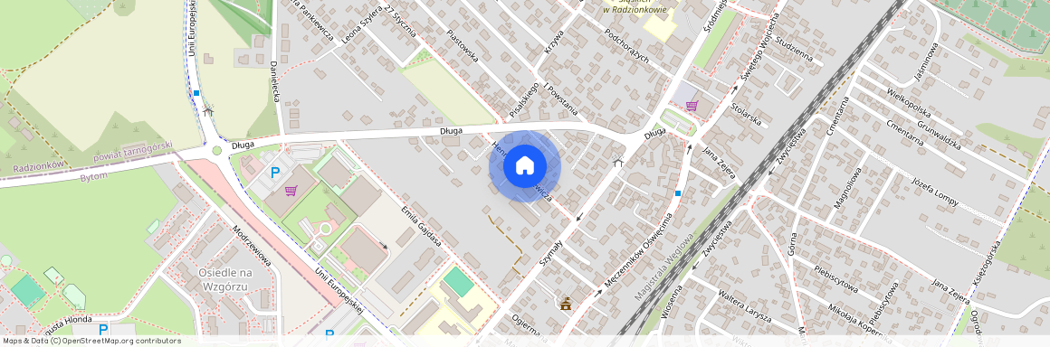 ul. Henryka Sienkiewicza, Radzionków, tarnogórski, śląskie