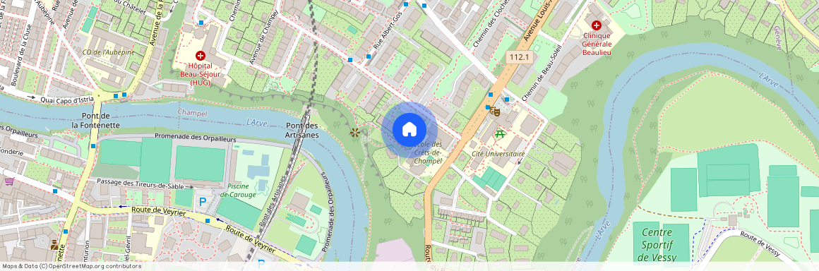 chemin des Crêts-de-Champel 36, 1206 Genève