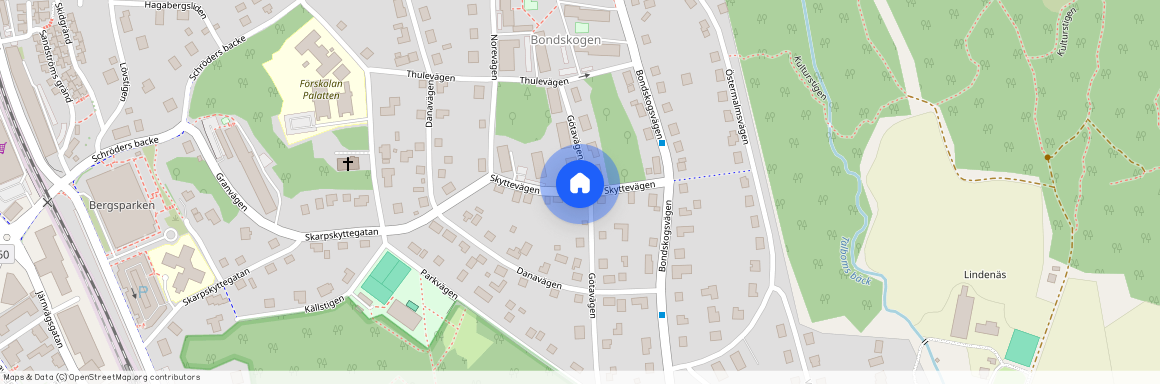 Skyttevägen, Lindesberg