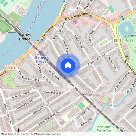 Cleveland Gardens London SW13, London, SW13