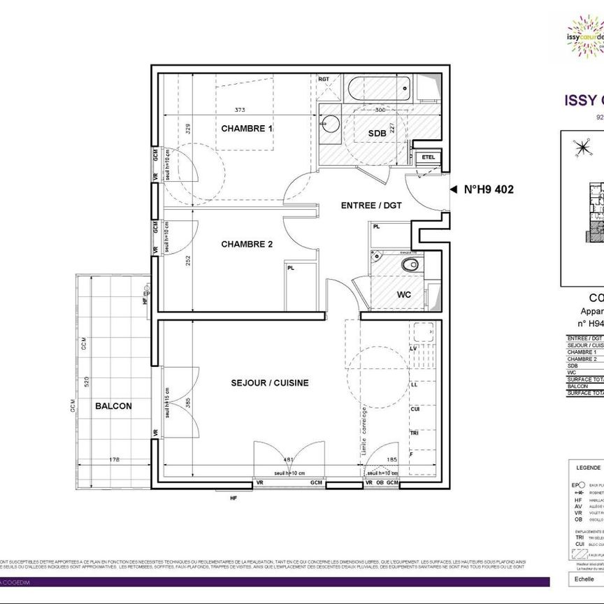 location Appartement T3 DE 62.5m² À ISSY LES MOULINEAUX - Photo 2