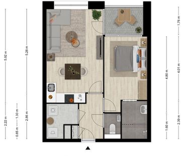 Appartement te huur: Tuinstraat 56-B 3901 RB Veenendaal - Photo 6