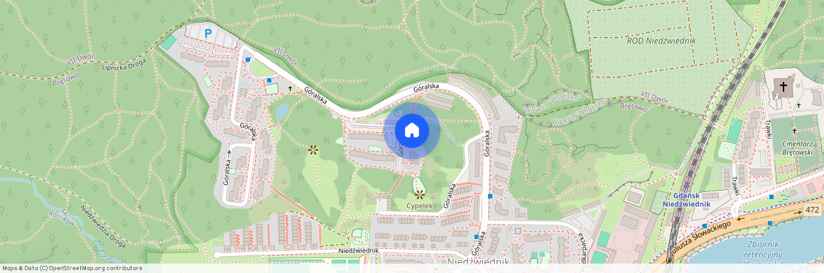 ul. Góralska, Brętowo, Gdańsk, pomorskie