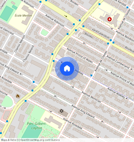 ** Avenue Walkley, Côte-des-Neiges-Notre-Dame-de-Grâce, Côte-des-Neiges-Notre-Dame-de-Grâce, Ile de Montréal, H4V 1G2