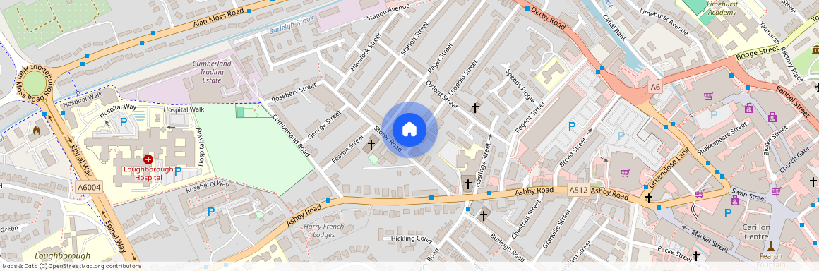 71 Leopold Street - Spacious 2 bed, £118, Loughborough