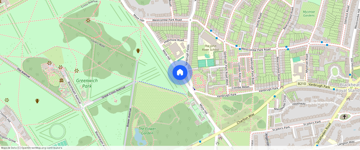 Maze Hill Entrance, London, SE3