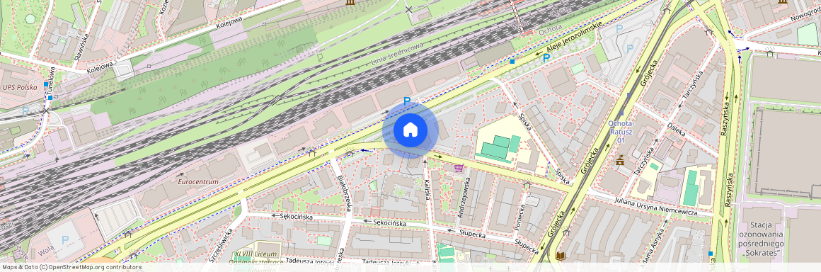 Warszawa, Ochota, Juliana, Ursyna, Niemcewicza