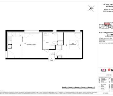 location Appartement T2 DE 43.15m² À ASNIERES SUR SEINE - Photo 6