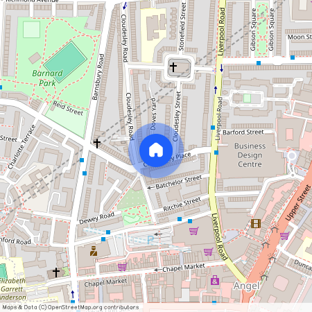 Cloudesley Mansions Cloudesley Place LONDON N1 0ED