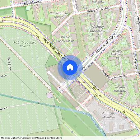 mazowieckie, Warszawa, Mokotów, Aleja, Polski, Walczącej