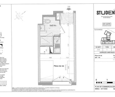 Location Appartement 1 pièce Meublé 17m² NANTES 44300 - Photo 2