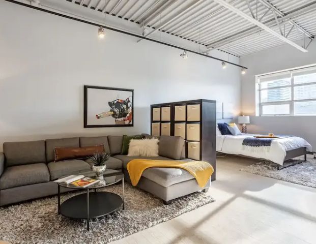 Trendy Loft Style Studio Suite | 305 - 10355 105 Street Northwest, Edmonton - Photo 1