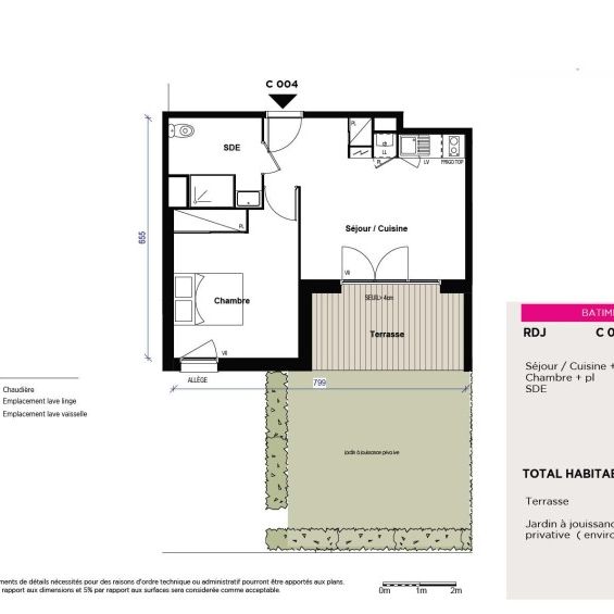 Location Appartement 2 pièces 40m² EAUNES 31600 - Photo 2