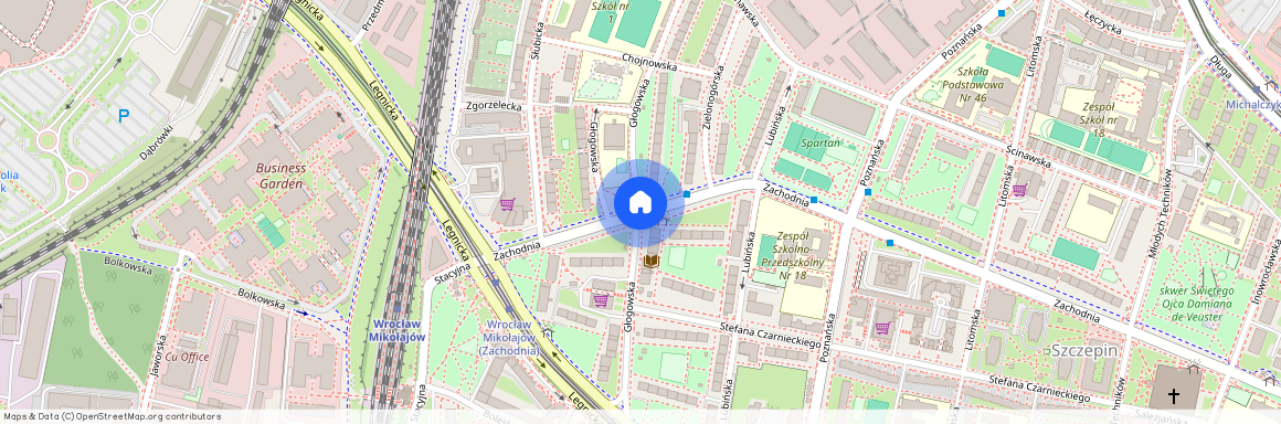 ul. Głogowska, Szczepin, Stare Miasto, Wrocław, dolnośląskie