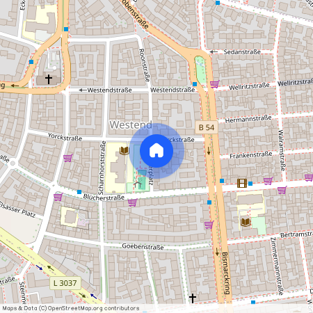 Blücherplatz 5, 65195, Wiesbaden Ot Westend