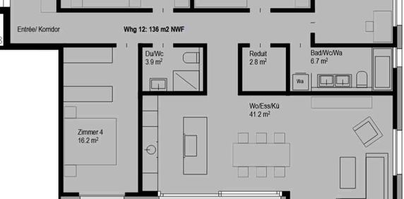 5.5 Zimmer, 136 m², 1. Stock - Photo 2