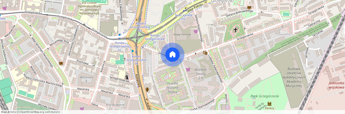 ul. Grzegórzecka, Grzegórzki, Grzegórzki, Kraków, małopolskie