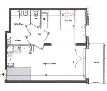 Appartement 2 pièces - - Photo 4