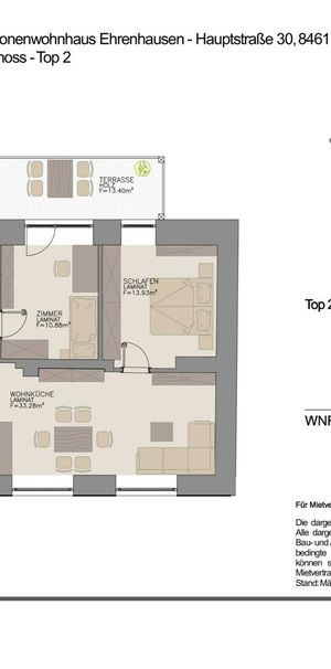 Erstbezug nach Generalsanierung in Ehrenhausen - 3 Zimmer-Wohnung mit Terrasse TOP 2 ; [GF,HStrEh] - Photo 1