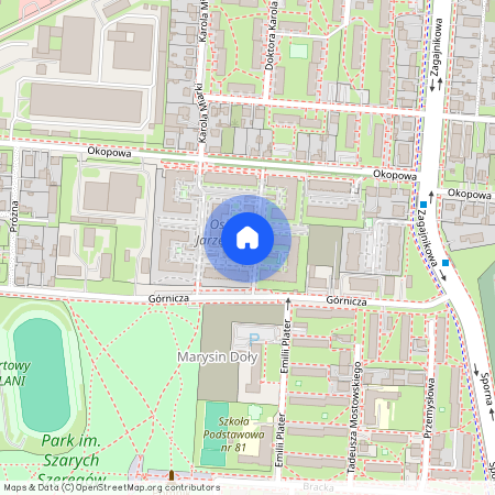 ul. Okopowa, Marysin Doły, Bałuty, Łódź, łódzkie