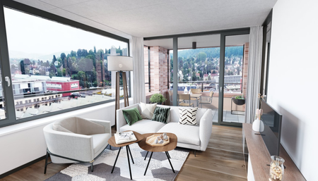 Moderne 4.5-Zimmerwohnung in der Lokstadt - Photo 2