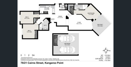Contemporary 3-Bed 2-Bath Furnished Apartment | 2 Car Parks | Kangaroo Point Waterfront - Photo 2
