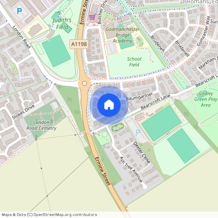 HUNTINGDON, Godmanchester, Chandlers Square