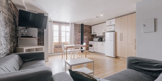 Colombier Loft Studio Entièrement Meublé à Louer Vieux-Québec Février 2027 - Photo 3
