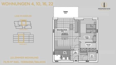 2,5 Zimmerwohnung mit TG-Stellplatz in Oberhausen-Schmachtendorf - Photo 5