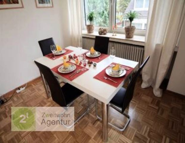 Möblierte 3-Zimmer-Wohnung mit Internet Düsseldorf-Derendorf, Hugo-Viehoff-Str. - Photo 1