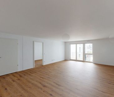 Loftcharakter auf 2-Zimmern! Neubauwohnung mit EBK und Balkon/Terrasse - Photo 2