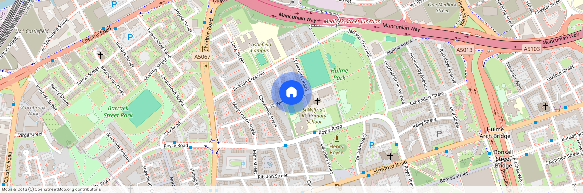 St Wilfrids Street, Hulme, Manchester, M15